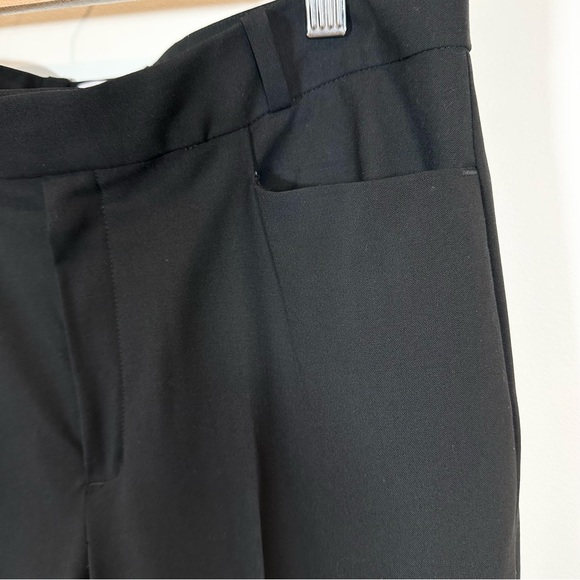 Women’s Size 12 Ann Mashburn Black Trouser Dress Pants 96% Wool Blend Straight - Picture 3 of 15